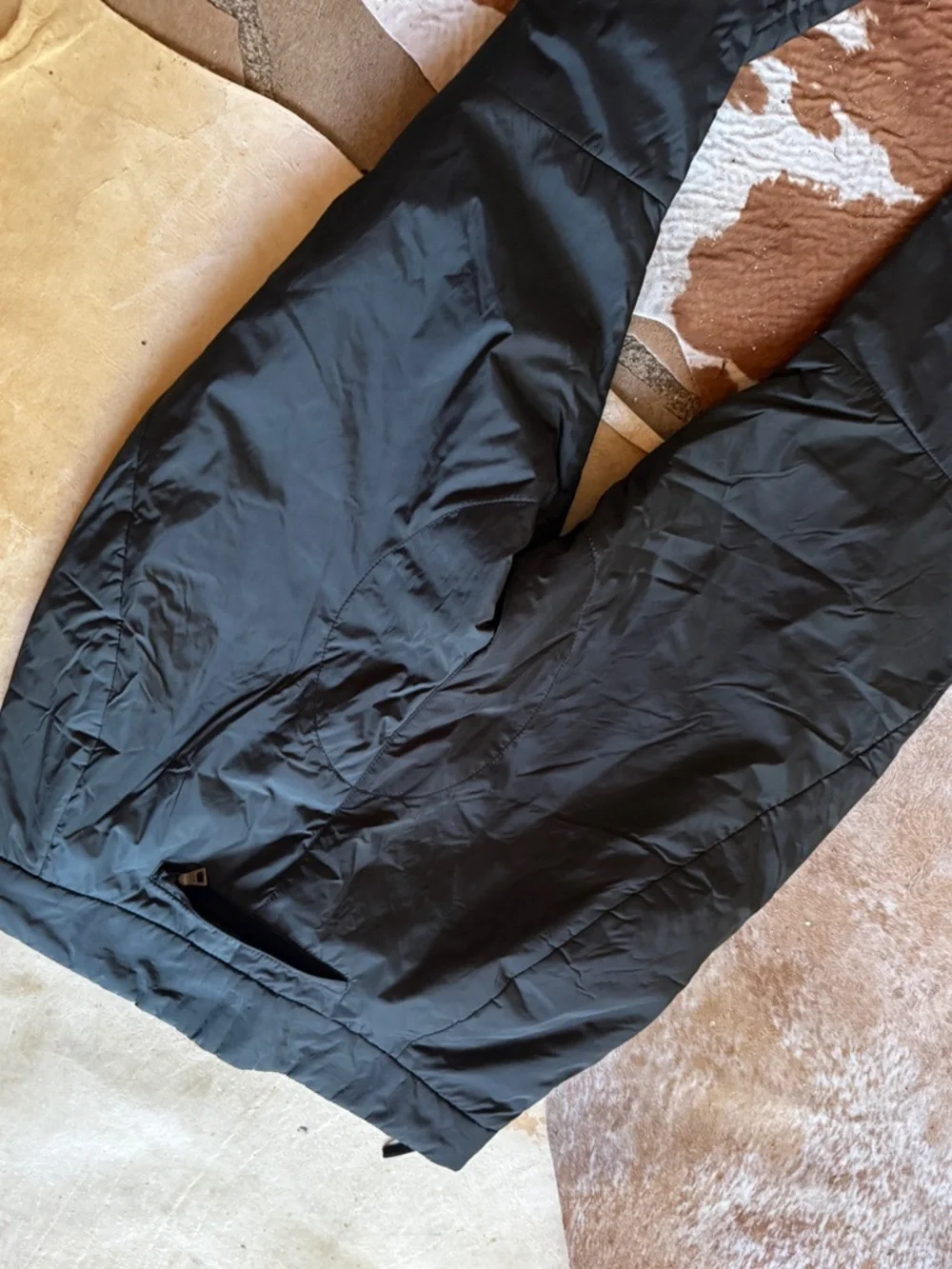 Prada Linea Rossa nylon ski pants black vintage - Picture 6 of 10